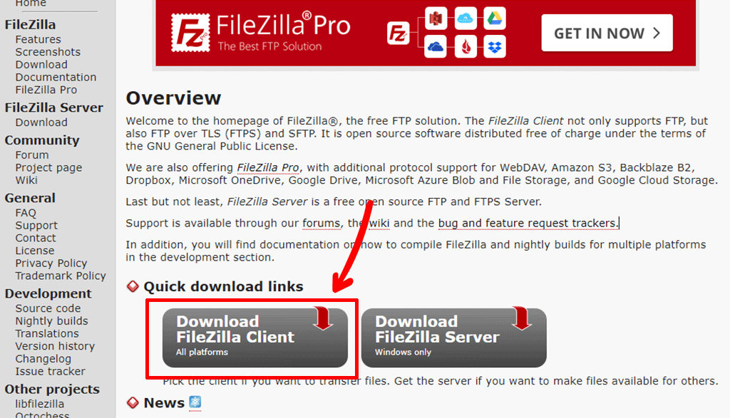 FileZilla 01 FileZilla 01